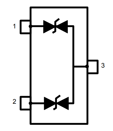 STMicroelectronics ESDCAN0x Automotive Dual-Line Transil™ TVS Diodes